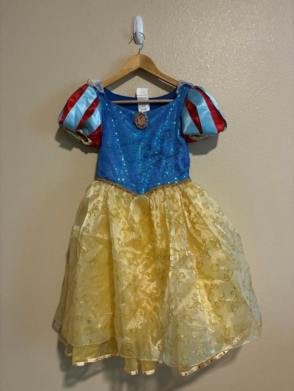Girls Snow White Disney Princess Costume Dress Size 7/8